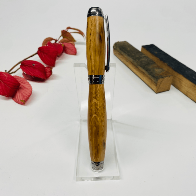 Whiskey Barrel Fountain Pen (Black Titanium)