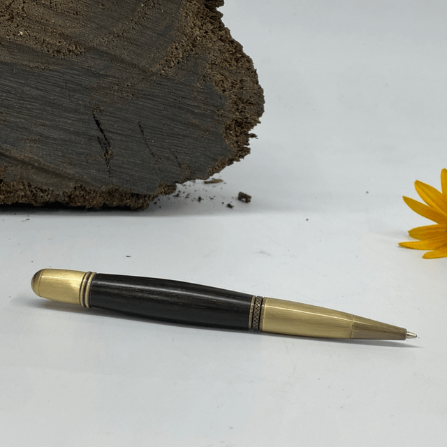 Bog Oak Twist Pen (Antique Bronze)