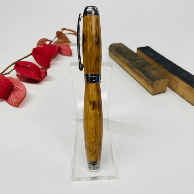 Whiskey Barrel Fountain Pen (Black Titanium)