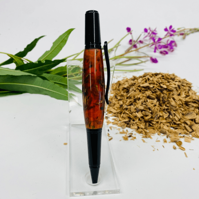 Whiskey Resin Twist Pen