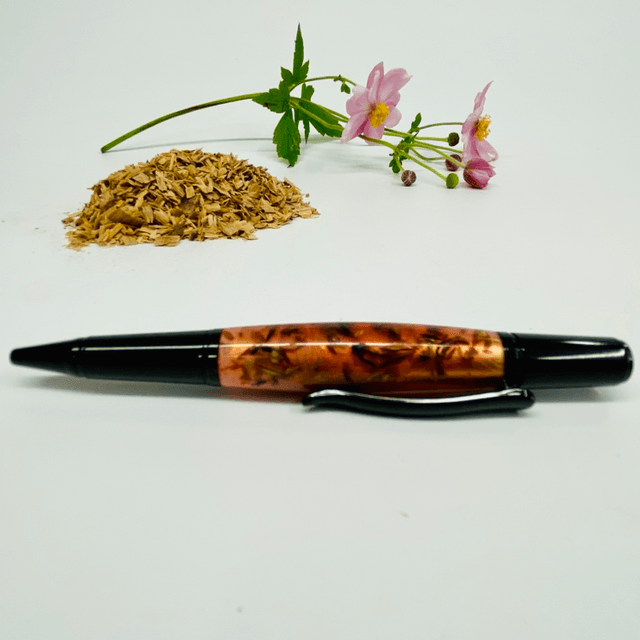 Whiskey Resin Twist Pen