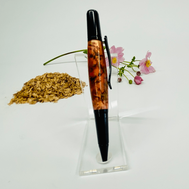 Whiskey Resin Twist Pen