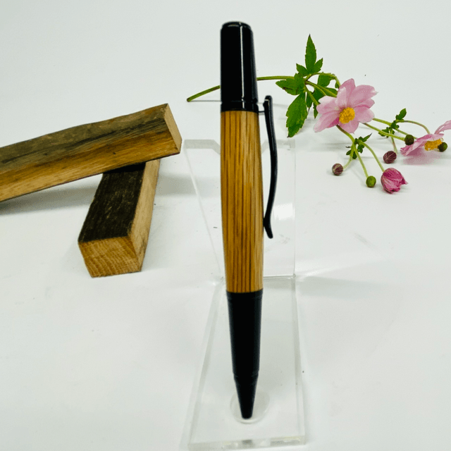 Whiskey Barrel Twist Pen (Black Chrome)