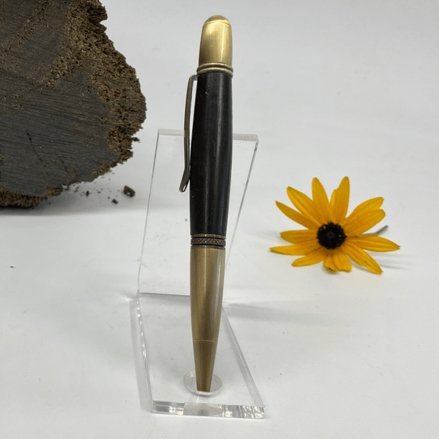 Bog Oak Twist Pen (Antique Bronze)