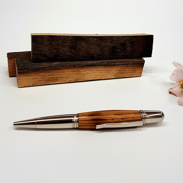 Whiskey Barrel Twist Pen (Chrome)