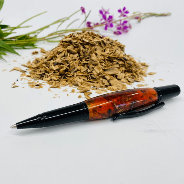 Whiskey Resin Twist Pen