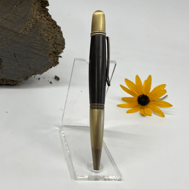 Bog Oak Twist Pen (Antique Bronze)