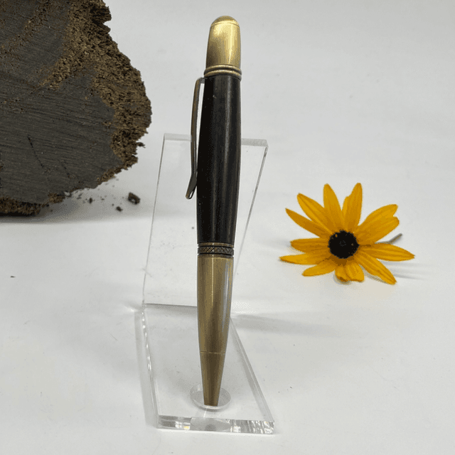Bog Oak Twist Pen (Antique Bronze)