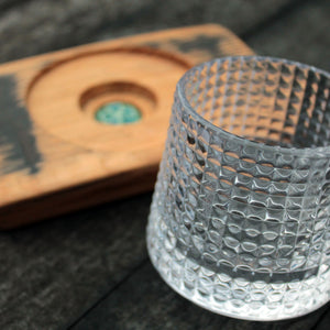 Rocking Whiskey Glass and Holder